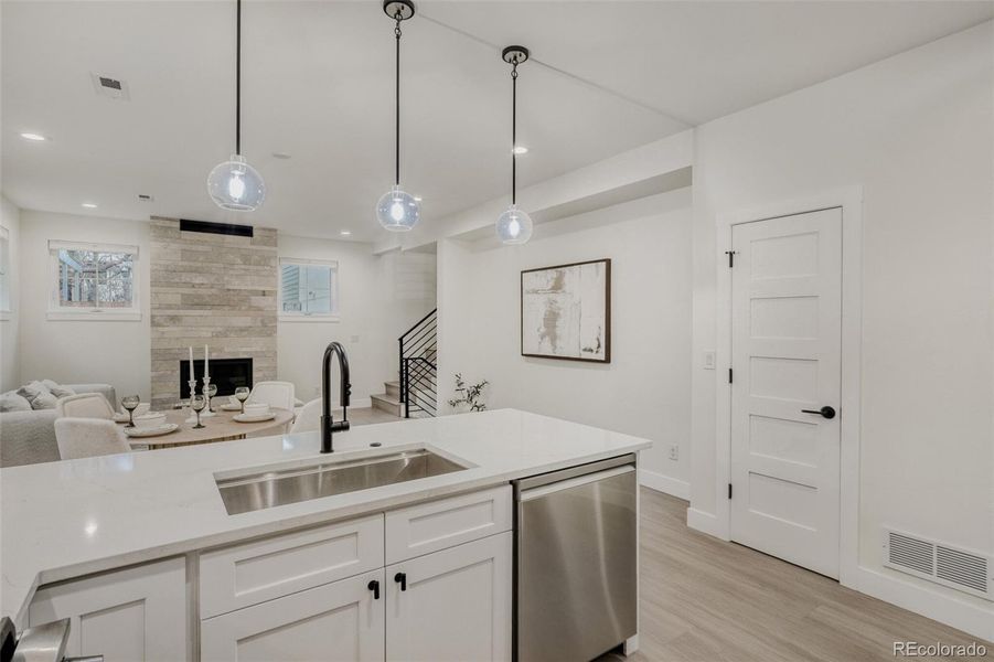 Furnished interior view inside a new home in , Denver (Image 31).