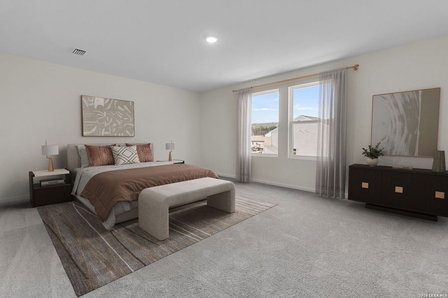 Furnished interior view inside a new home in Saddlebrook Ranch, Schertz (Image 4).