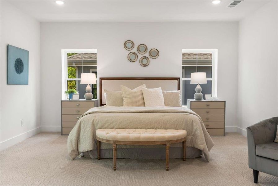 Furnished interior view inside a new home in , McKinney (Image 9).