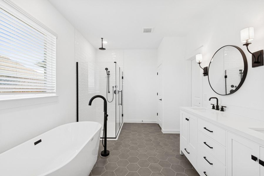 Spa-like primary bath (*Photo not of actual home and used for illustration purposes only.)