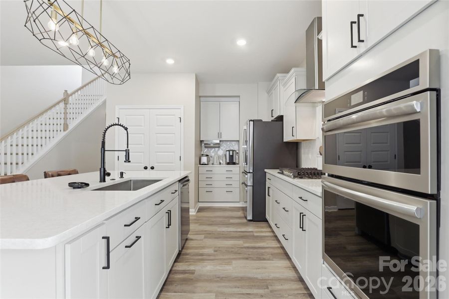 Furnished interior view inside a new home in , Advance (Image 8).