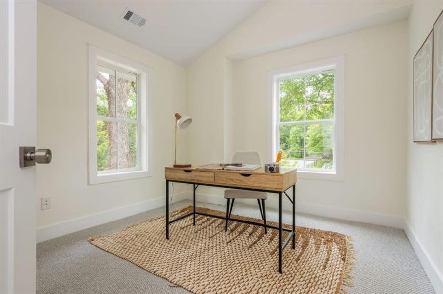 Furnished interior view inside a new home in , Atlanta (Image 15).