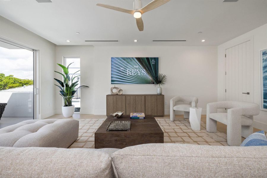 Furnished interior view inside a new home in , Delray Beach (Image 11).