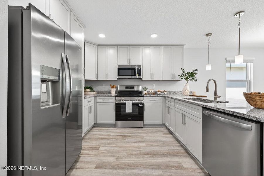 Furnished interior view inside a new home in , Jacksonville (Image 7).