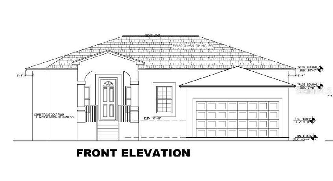 Exterior rendering of this home design in , Riverview, FL (Image 4).