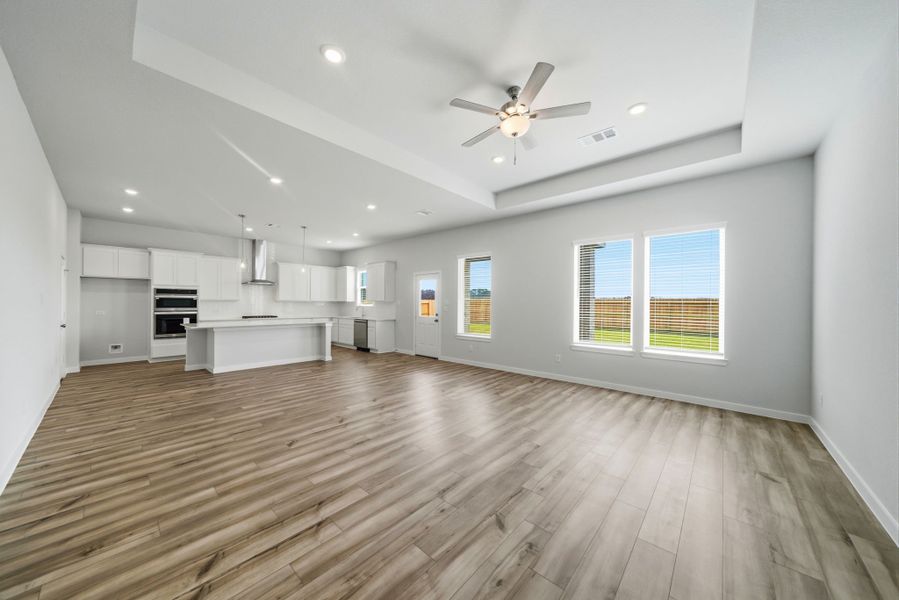 Representative unfurnished interior of a home built from the Denali by Century Communities in Elm Estates, Angleton (Image 6).
