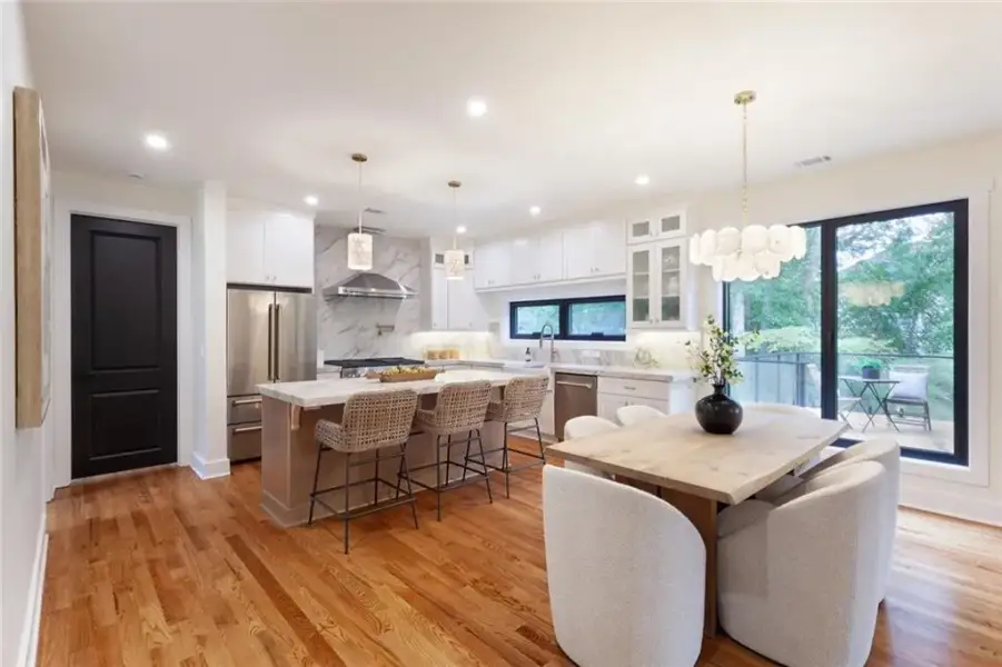 Furnished interior view inside a new home in , Marietta (Image 12).
