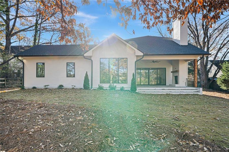 Exterior details and patio area of a home in , Alpharetta (Image 29).