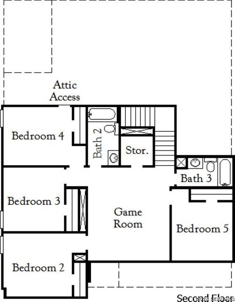 2D floor plan layout of this home in Summerlin, San Antonio, TX (Image 2). 2D floor plan layout of this home in Summerlin, San Antonio, TX (Image 2).