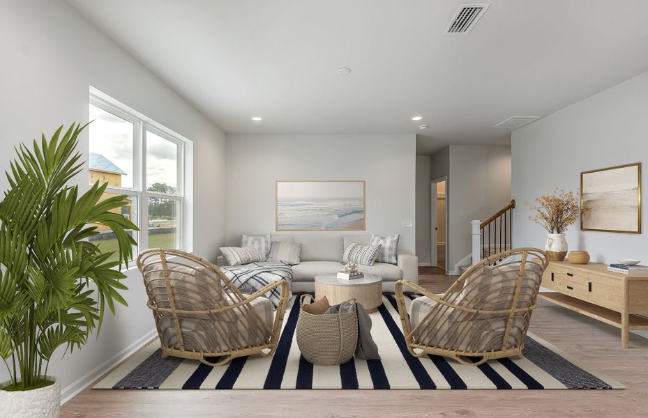Furnished interior view inside a new home in Salem Bay, Beaufort (Image 10).