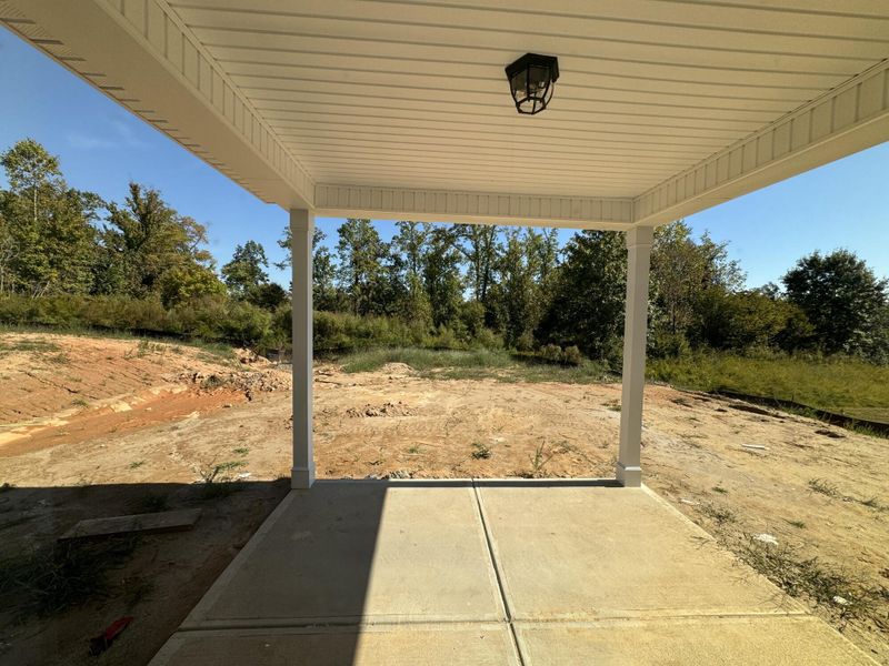Exterior details and patio area of a home in The Meadows at Laurelbrook, Sherrills Ford (Image 7).