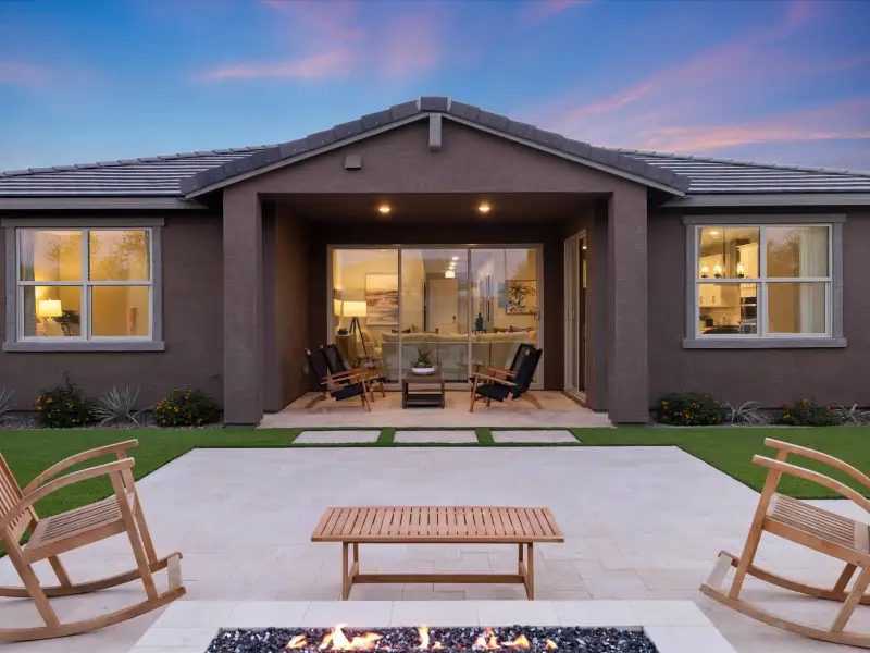 Exterior details and patio area of a home in Paloma Creek - Signature Series, Surprise (Image 3).