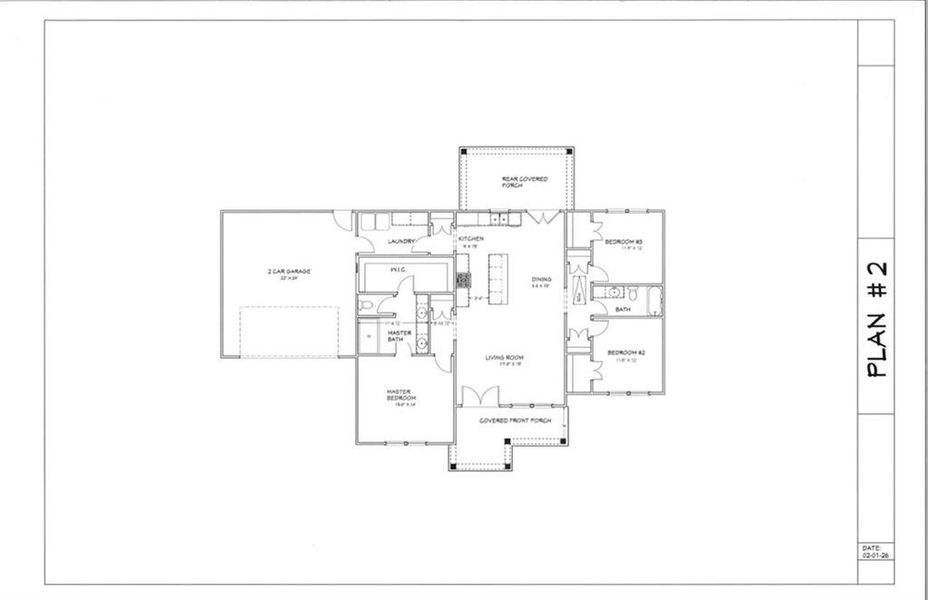 2D floor plan layout of this home in , Commerce, GA (Image 4).