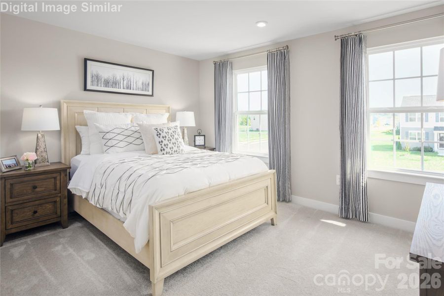A welcoming guest bedroom — designed for comfort, relaxation, and a restful stay.