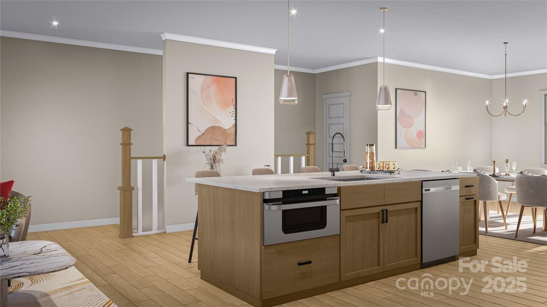 Kitchen Island - 3D Rendering, finishes may vary Kitchen Island - 3D Rendering, finishes may vary