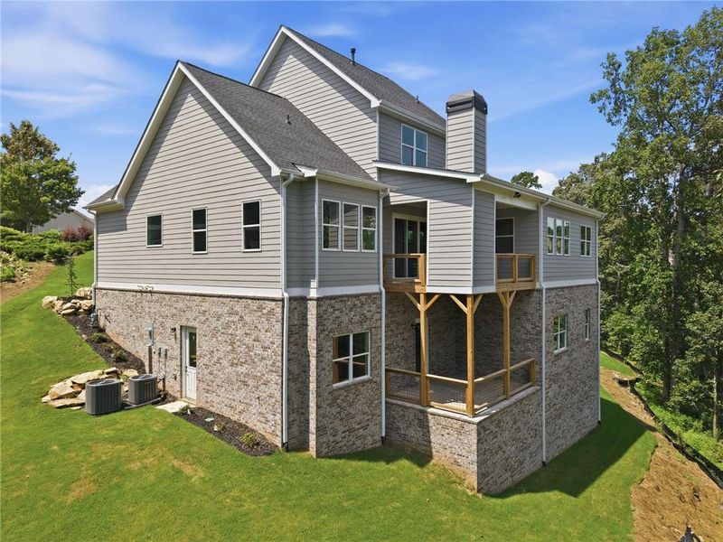 Exterior details and patio area of a home in , Flowery Branch (Image 32). Exterior details and patio area of a home in , Flowery Branch (Image 32).