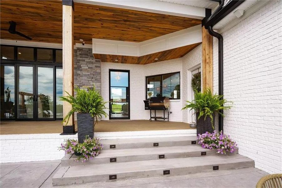 Exterior details and patio area of a home in , Fayetteville (Image 21). Exterior details and patio area of a home in , Fayetteville (Image 21).