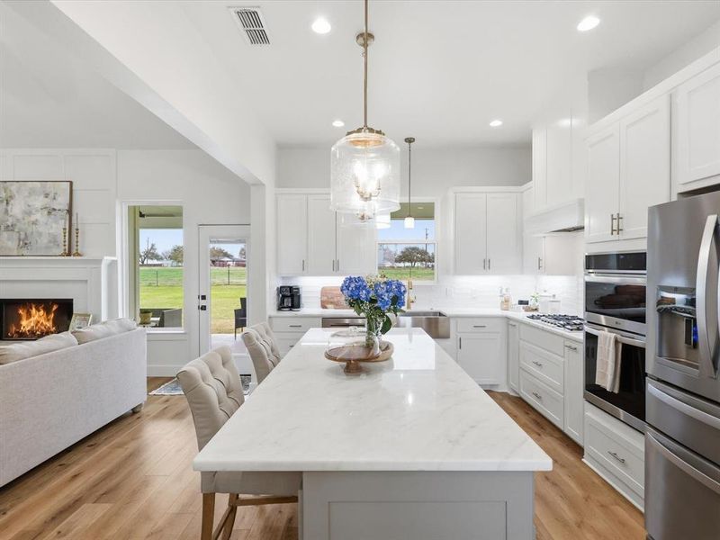 Furnished interior view inside a new home in , Weatherford (Image 36).
