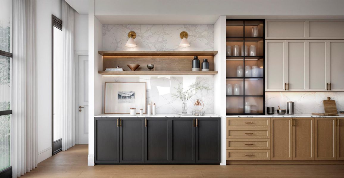 Furnished interior view inside a new home in , Boca Raton (Image 3).