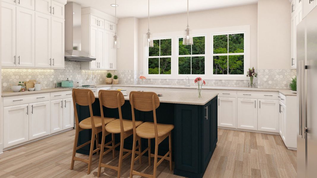 Furnished interior view inside a new home in Fiddler Cove, Mount Pleasant (Image 6).