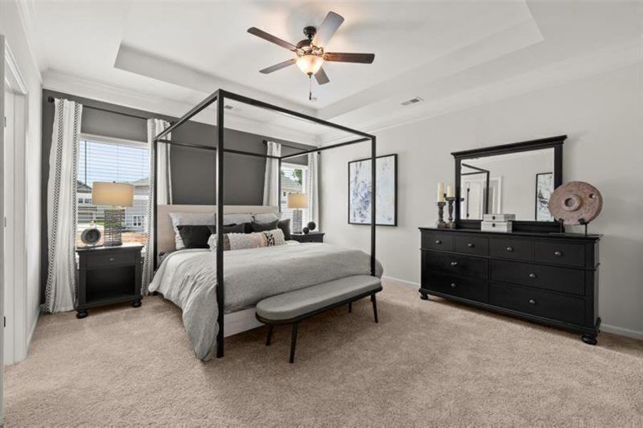Furnished interior view inside a new home in Jameson Towns, Villa Rica (Image 23).