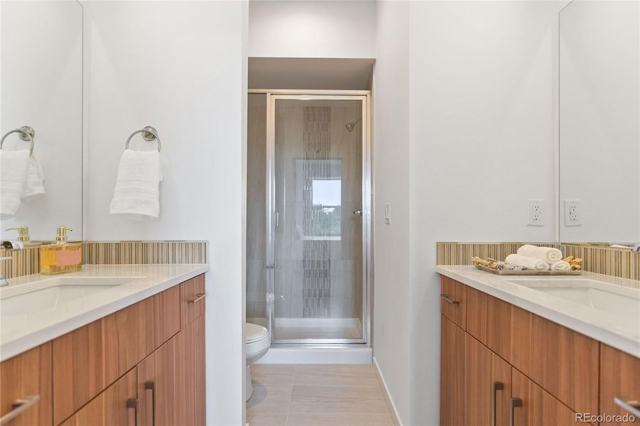 Furnished interior view inside a new home in , Denver (Image 30).