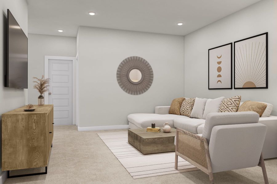 Furnished interior view inside a new home in Park Central, Georgetown (Image 12).