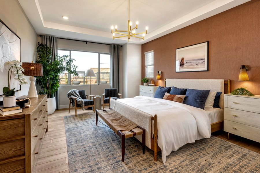 Furnished interior view inside a new home in Waterston Central, Gilbert (Image 11).