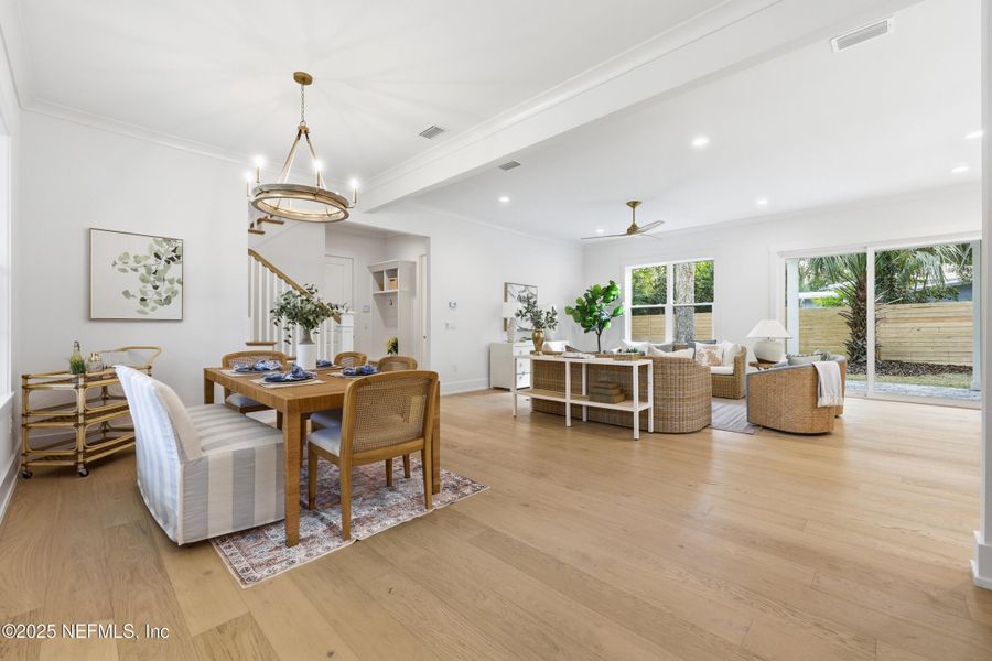 Furnished interior view inside a new home in , Neptune Beach (Image 20). Furnished interior view inside a new home in , Neptune Beach (Image 20).
