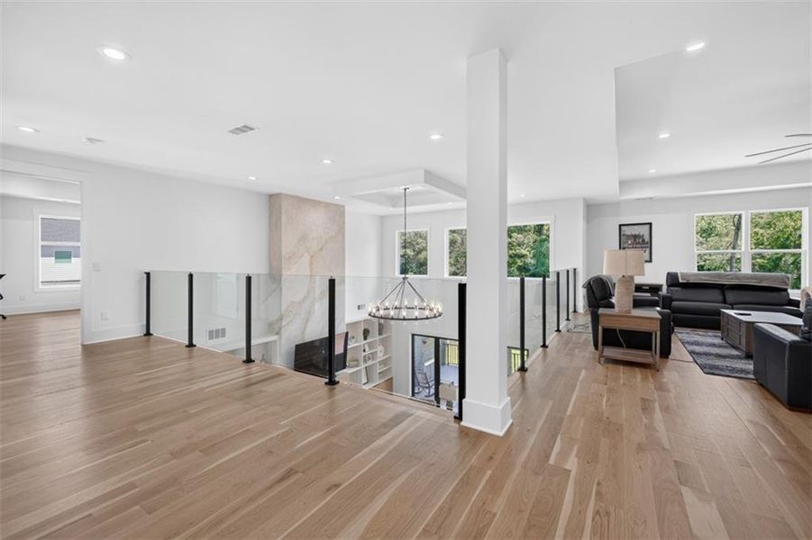 Furnished interior view inside a new home in , Buford (Image 54).