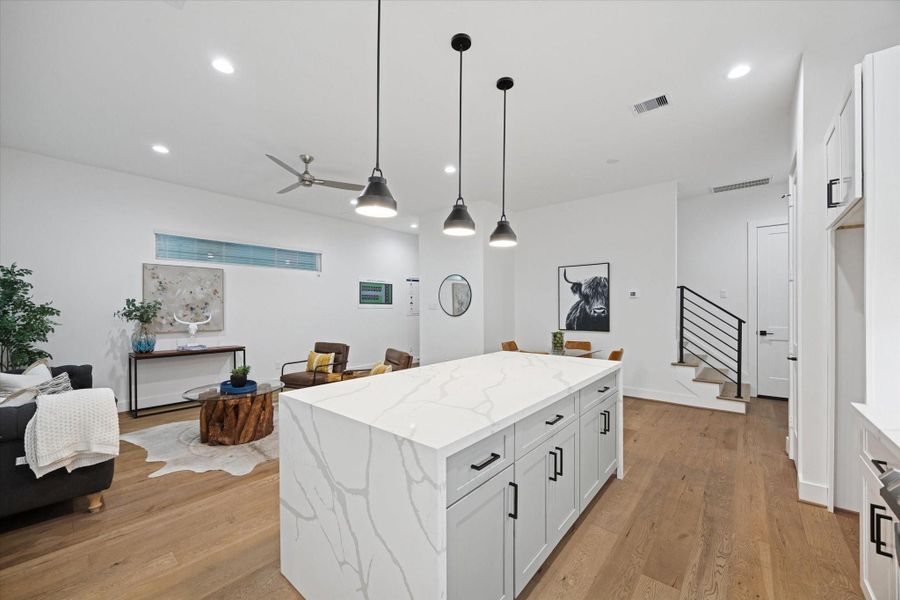 Furnished interior view inside a new home in , Houston (Image 16). Furnished interior view inside a new home in , Houston (Image 16).