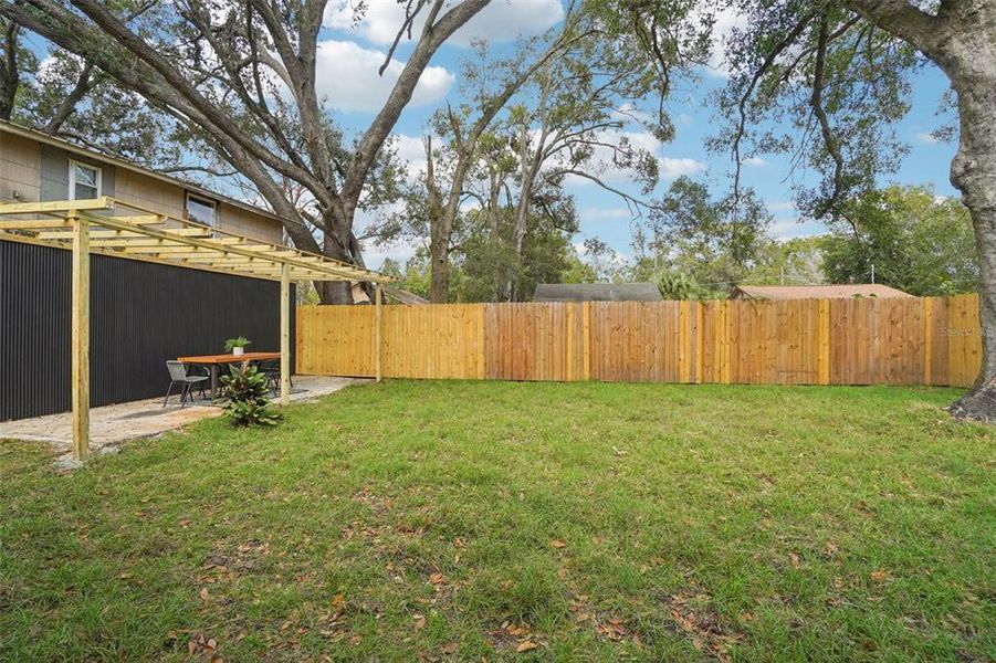 Exterior details and patio area of a home in , Tampa (Image 26). Exterior details and patio area of a home in , Tampa (Image 26).