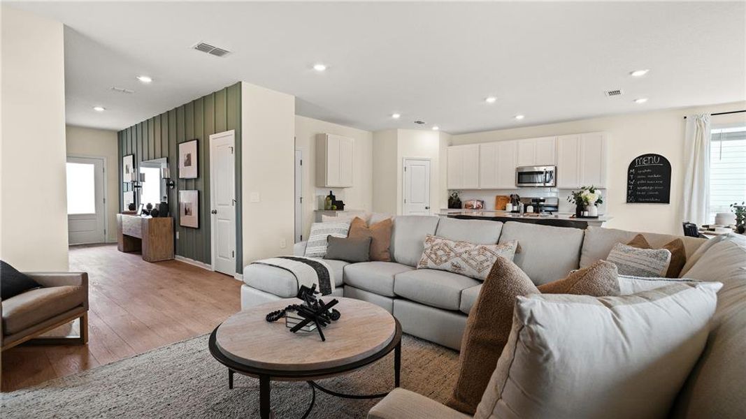 Furnished interior view inside a new home in Wellness Ridge, Clermont (Image 9).