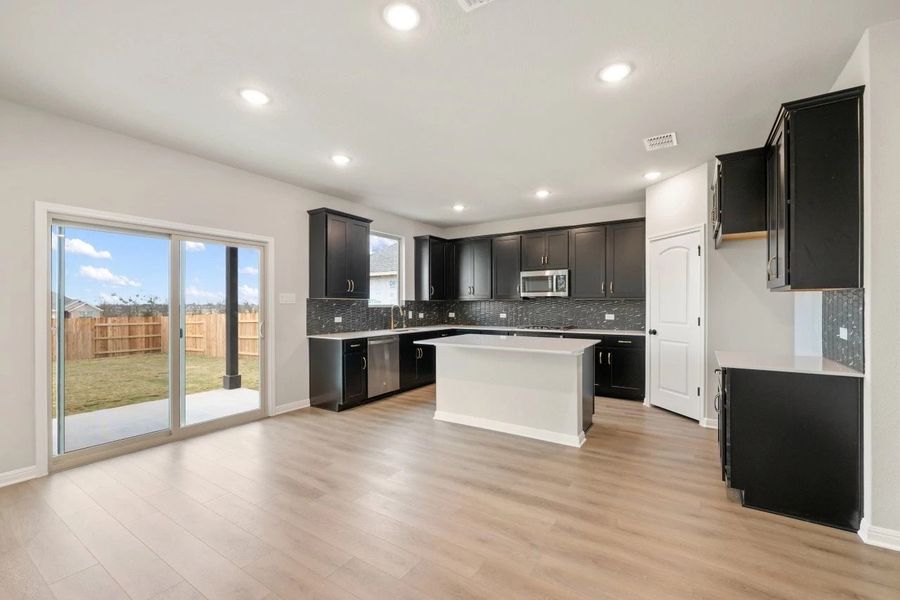 Furnished interior view inside a new home in Patterson Ranch, Georgetown (Image 7).