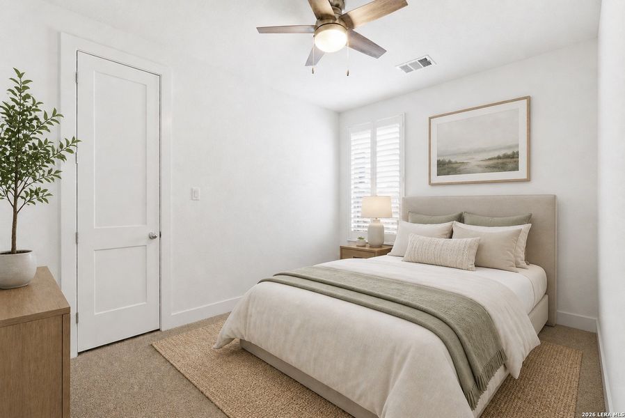 Furnished interior view inside a new home in Veramendi, New Braunfels (Image 11).