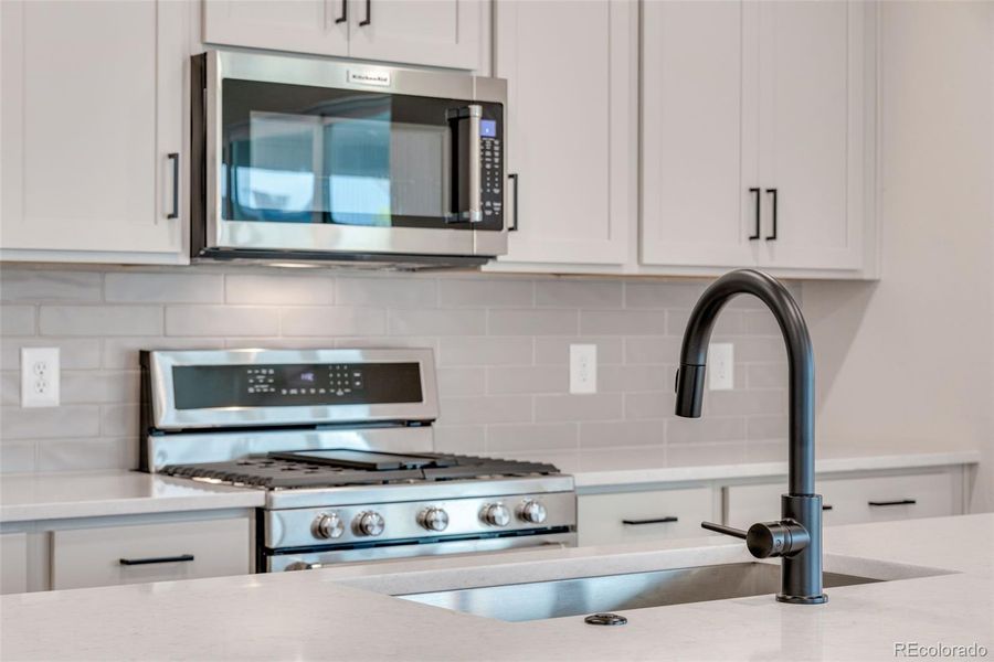 Furnished interior view inside a new home in Wild Oak at The Canyons, Castle Pines (Image 14). Furnished interior view inside a new home in Wild Oak at The Canyons, Castle Pines (Image 14).