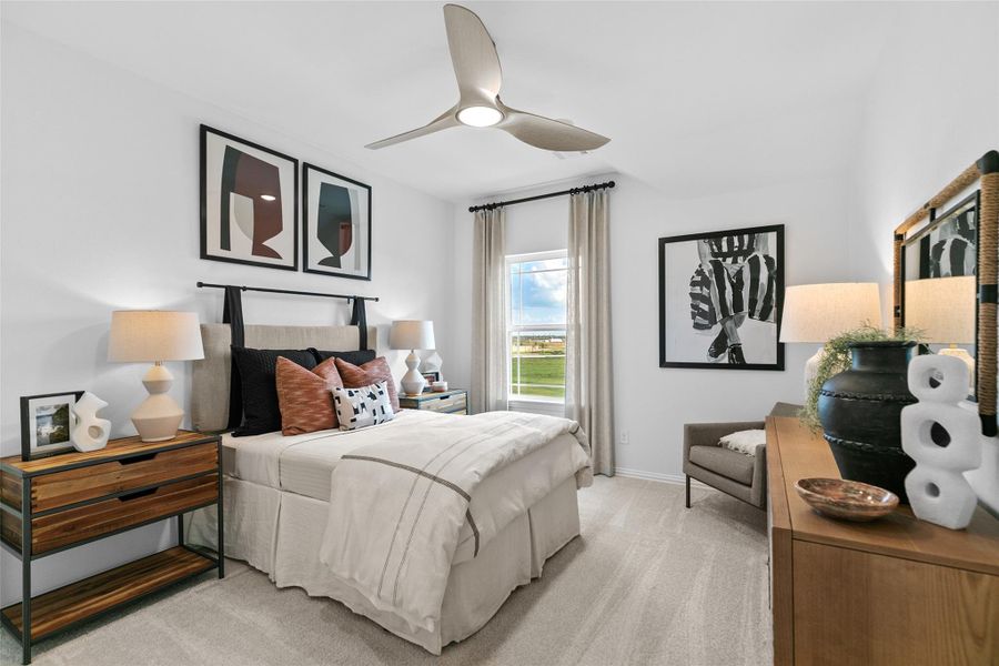 Furnished interior view inside a new home in River Ranch, Dayton (Image 18).