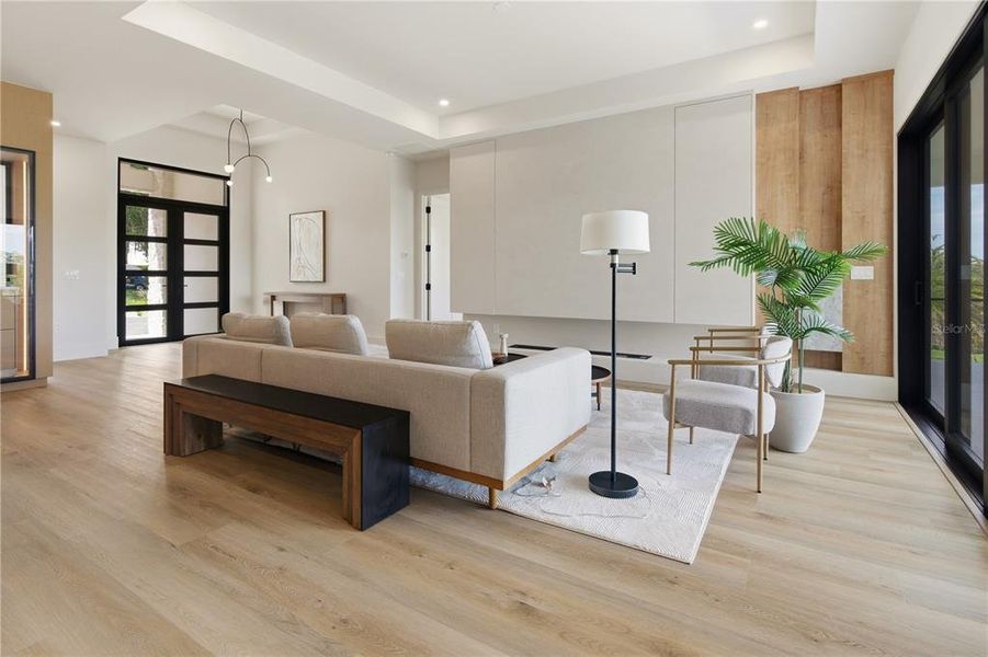 Furnished interior view inside a new home in , Clermont (Image 32). Furnished interior view inside a new home in , Clermont (Image 32).