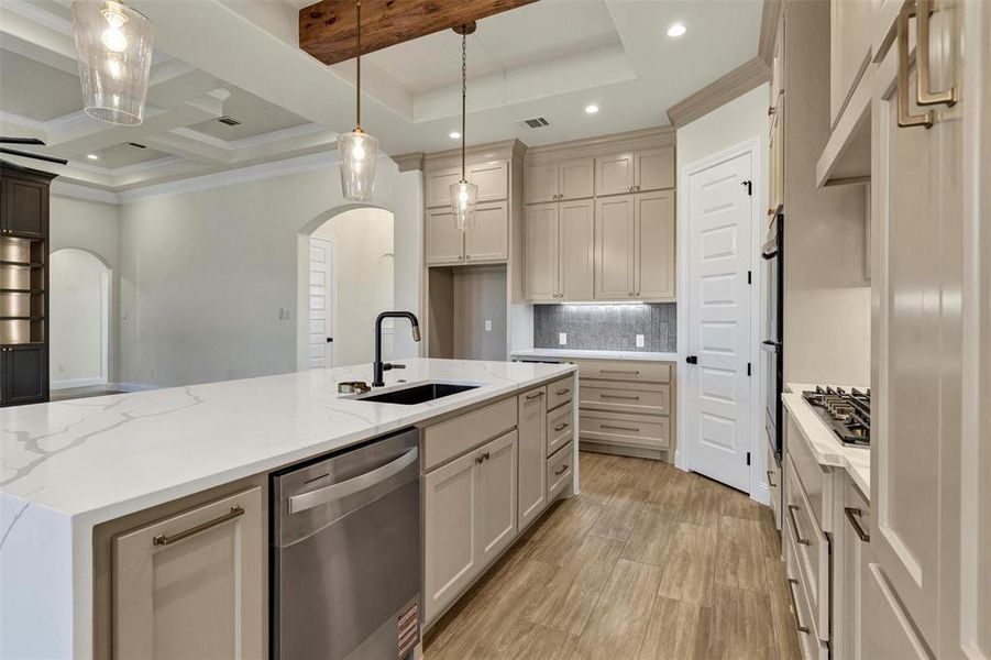 Furnished interior view inside a new home in , Granbury (Image 10).