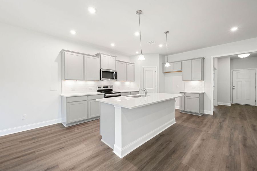 Furnished interior view inside a new home in Waterways, Richmond Hill (Image 9).