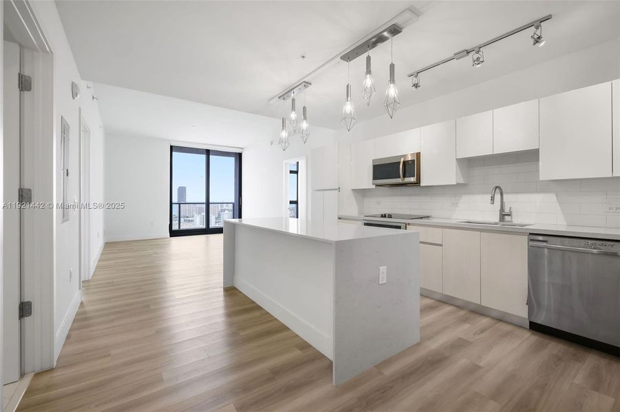 Furnished interior view inside a new home in , Hallandale Beach (Image 5).
