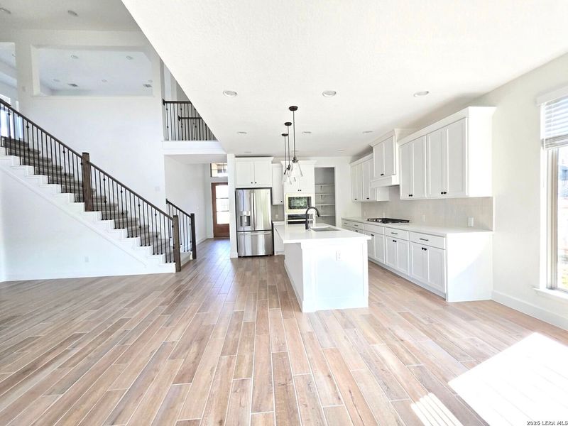 Furnished interior view inside a new home in Stevens Ranch, San Antonio (Image 9).