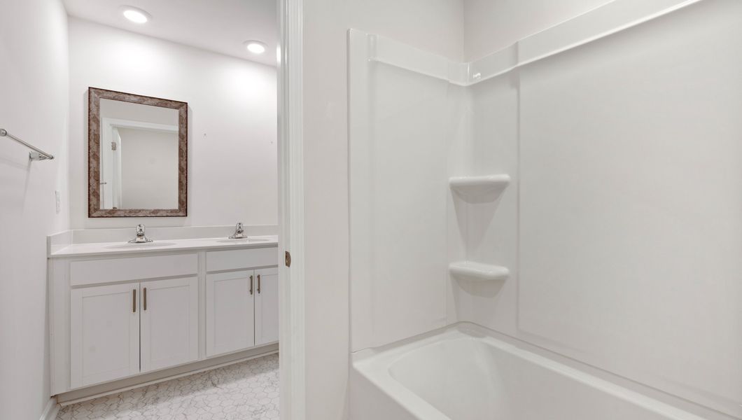 Furnished interior view inside a new home in Durbin Meadows Traditions, Fountain Inn (Image 14).