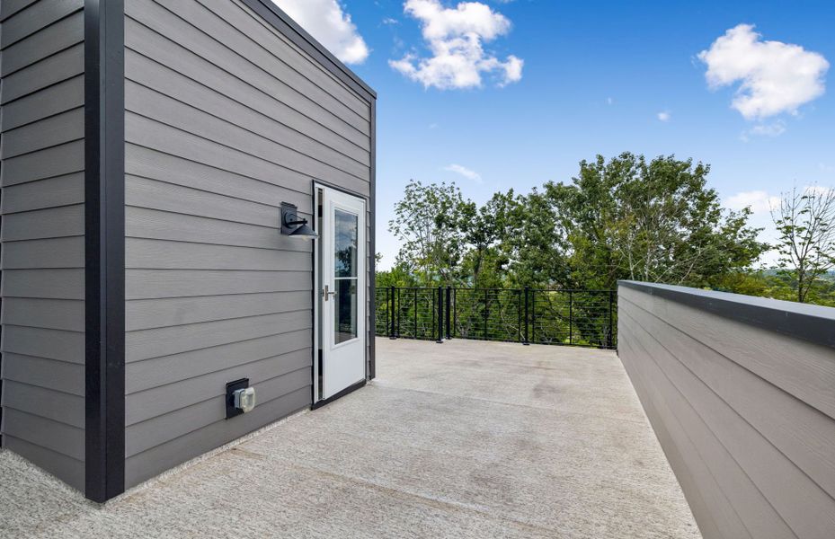 Exterior details and patio area of a home in Skyline, Nashville (Image 21). Exterior details and patio area of a home in Skyline, Nashville (Image 21).