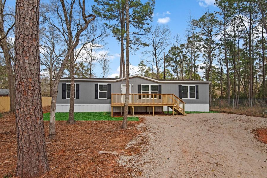 Completely fenced yard.