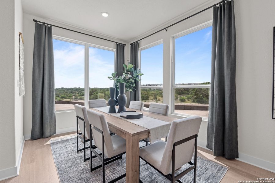 Furnished interior view inside a new home in Prominence – Now Selling, San Antonio (Image 32).