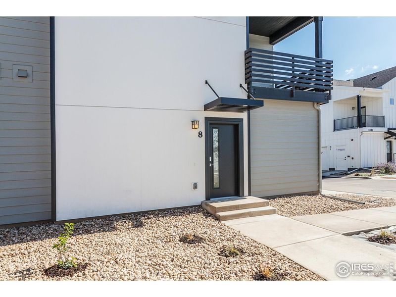 Exterior details and patio area of a home in , Windsor (Image 25). Exterior details and patio area of a home in , Windsor (Image 25).