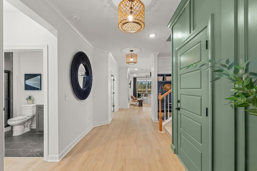 Representative furnished interior of a home built from the The Driftwood by Chesapeake Homes in Coastal Club of the Carolinas, Calabash (Image 13).