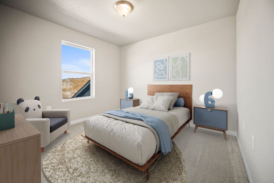 Representative furnished interior of a home built from the Palmer by View Homes in Aspen Meadows – Townhomes, Colorado Springs (Image 7).