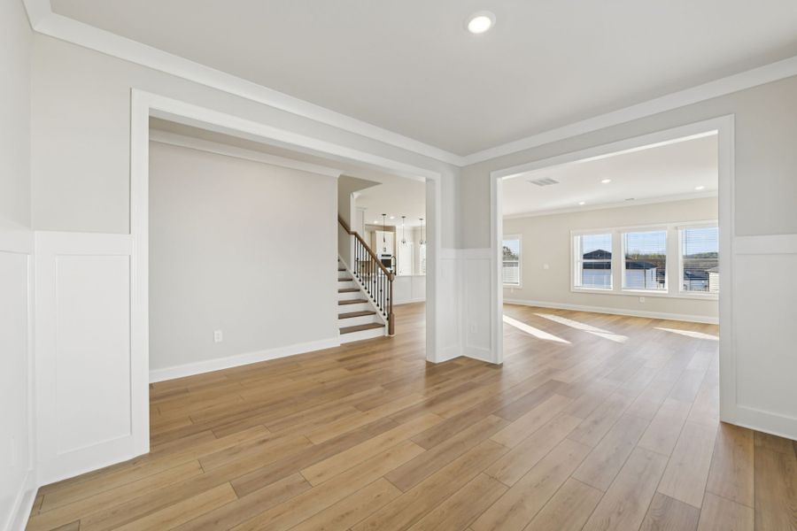 Spacious, unfurnished interior of a new home in Vines at Mill Creek - Legacy Series, Braselton (Image 16). Spacious, unfurnished interior of a new home in Vines at Mill Creek - Legacy Series, Braselton (Image 16).